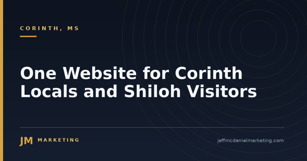 One Website for Corinth Locals and Shiloh Visitors
