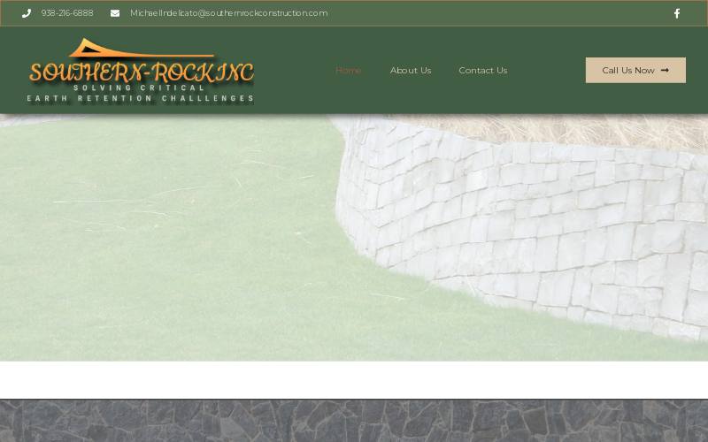 Southern Rock Construction website
